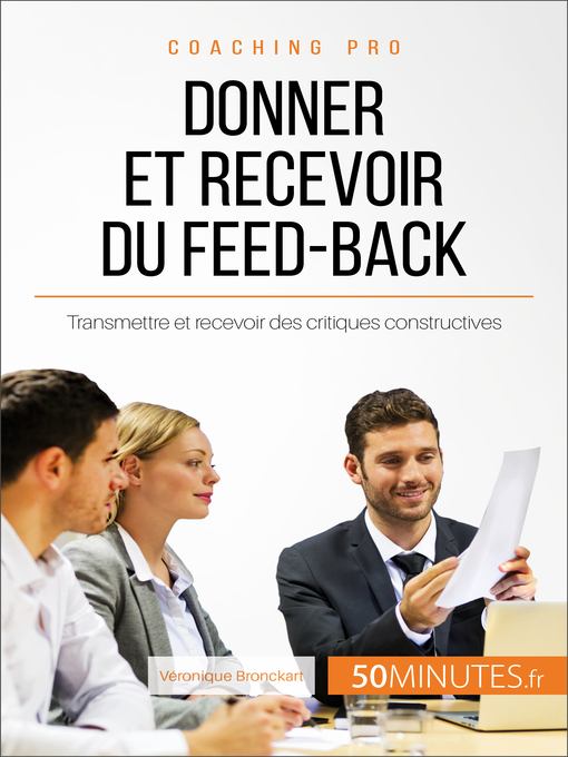 Title details for Donner et recevoir du feed-back by Véronique Bronckart - Wait list